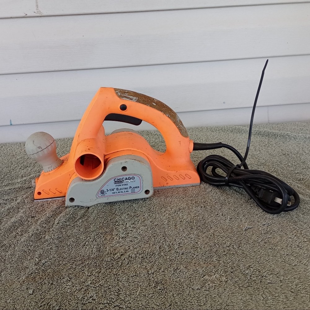 CHICAGO ELECTRIC POWER TOOLS 3 1/4" ELECTRIC PLANER MODEL 91062